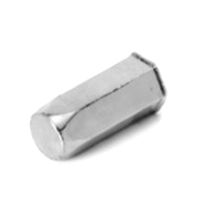 CF-AETHHS-M5-3.0BZI AETHHS-M5-3.0BZI, Rivetnut Insert, (0.51-3.00mm Grip Range) Full-Hex Body, Low Profile Head, Steel